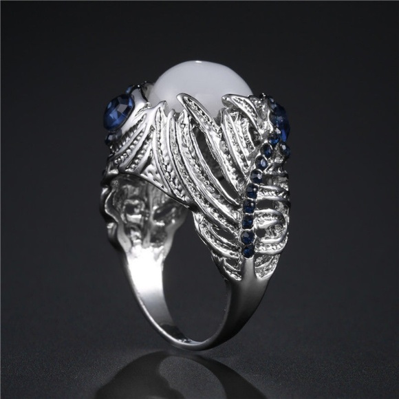 925 Silver Jewelry Moonstone Ring - Picture 3 of 5